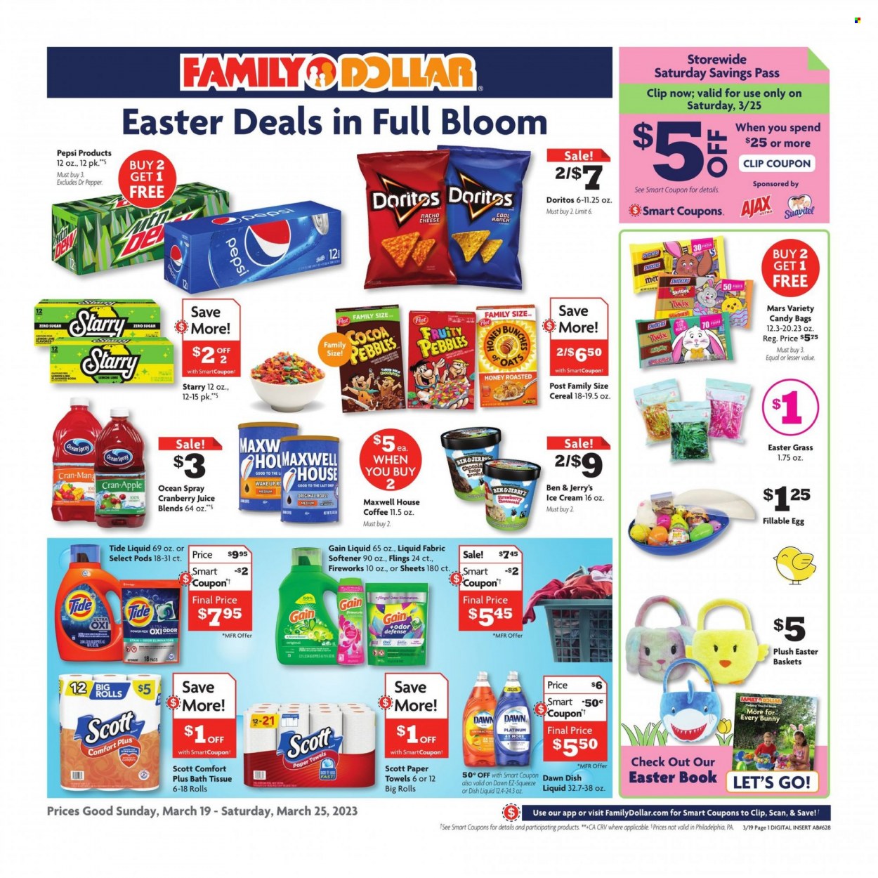 Family Dollar ad - 03/19/2023 - 03/25/2023. Page 1