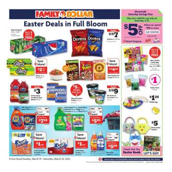 Family Dollar Flyer - March 19, 2023 - March 25, 2023.