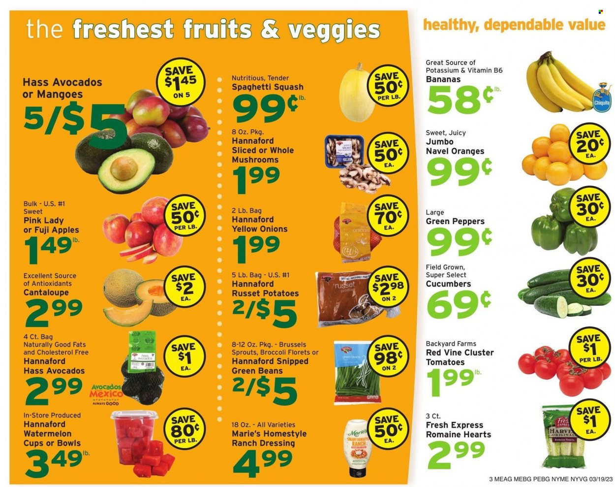 Hannaford ad - 03/19/2023 - 03/25/2023. Page 3