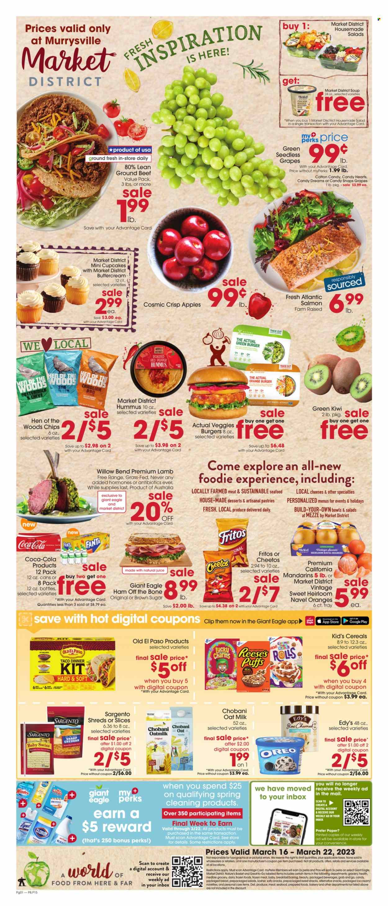 Giant Eagle ad - 03/16/2023 - 03/22/2023. Page 1
