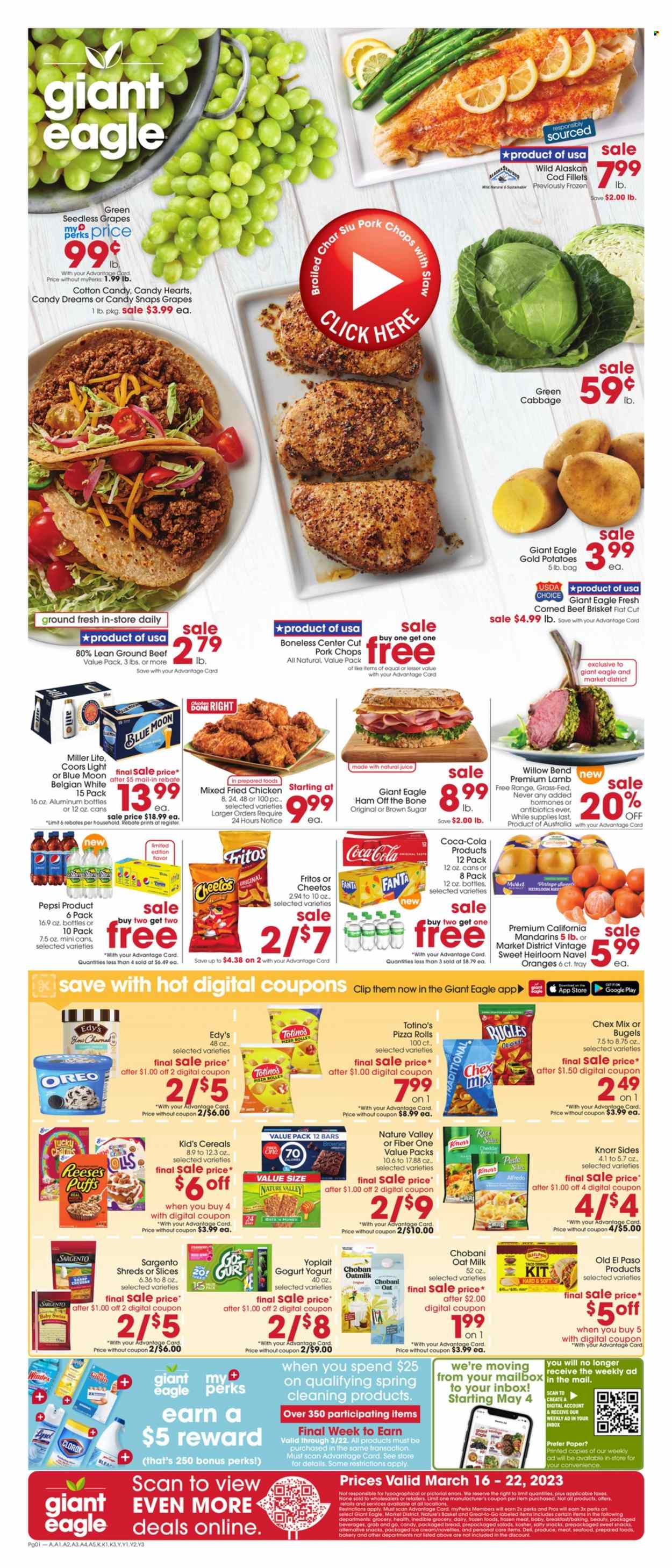 Giant Eagle ad - 03/16/2023 - 03/22/2023. Page 1