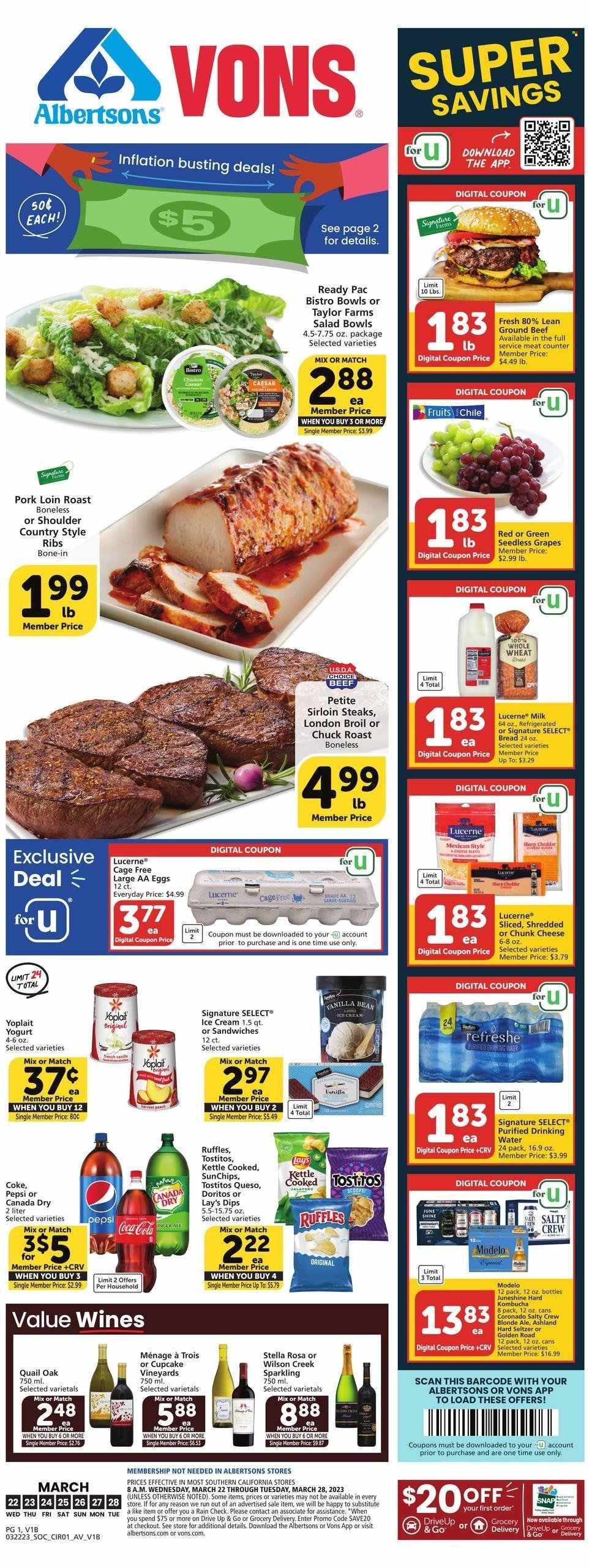 Albertsons ad - 03/22/2023 - 03/28/2023. Page 1
