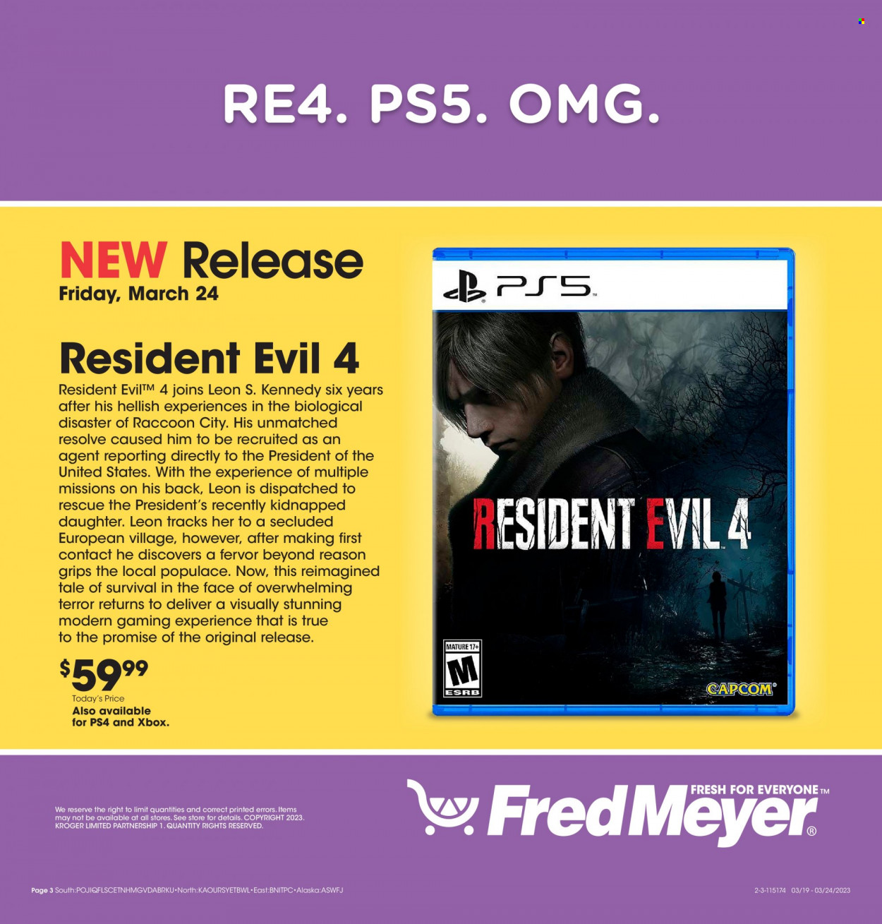 Fred Meyer ad - 03/19/2023 - 03/24/2023. Page 3