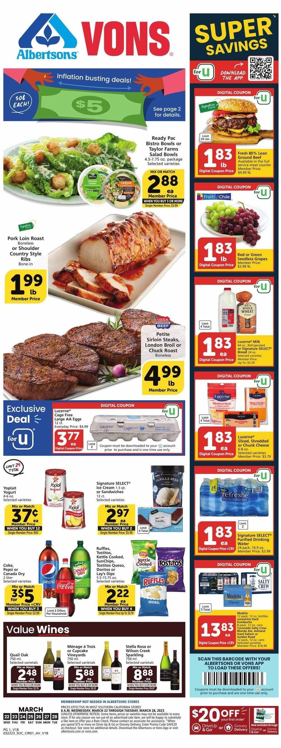 Vons ad - 03/22/2023 - 03/28/2023. Page 1