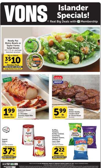Vons Flyer - 03/22/2023 - 03/28/2023.