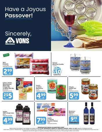 Albertsons Flyer - 03/22/2023 - 04/18/2023.
