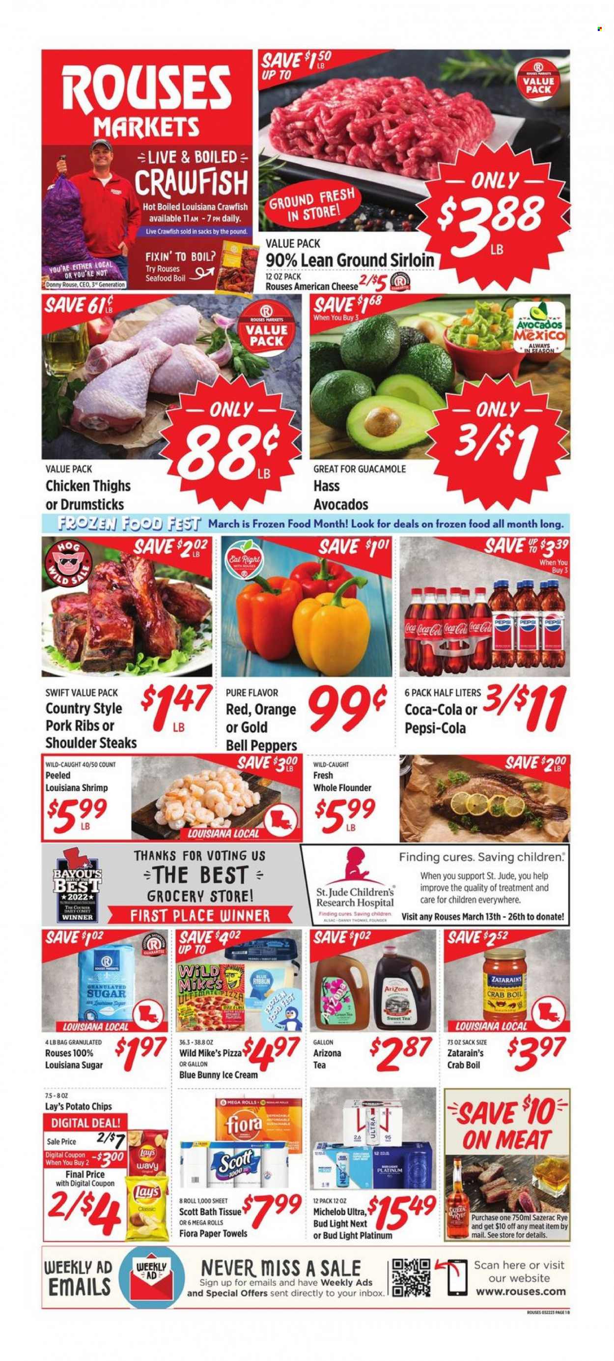 Rouses Markets ad - 03/22/2023 - 03/29/2023. Page 1