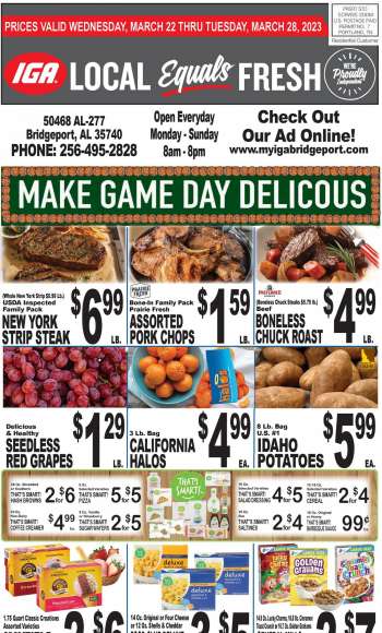 IGA Flyer - 03/22/2023 - 03/28/2023.