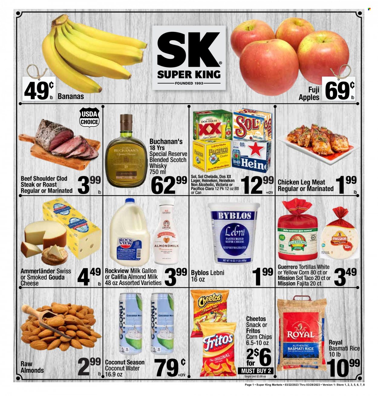 Super King Markets ad - 03/22/2023 - 03/28/2023. Page 1
