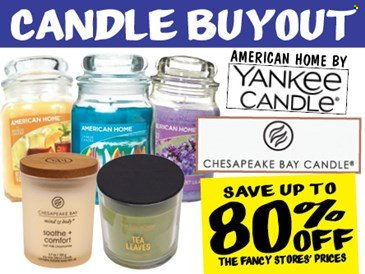 thumbnail - Ollie's Bargain Outlet Flyer - 03/01/2023 - 03/31/2023 - Sales products - candle, Yankee Candle. Page 1.