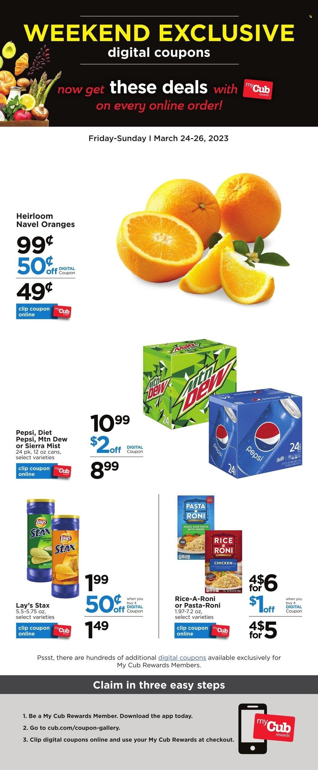 Cub Foods ad - 03/24/2023 - 03/26/2023. Page 1