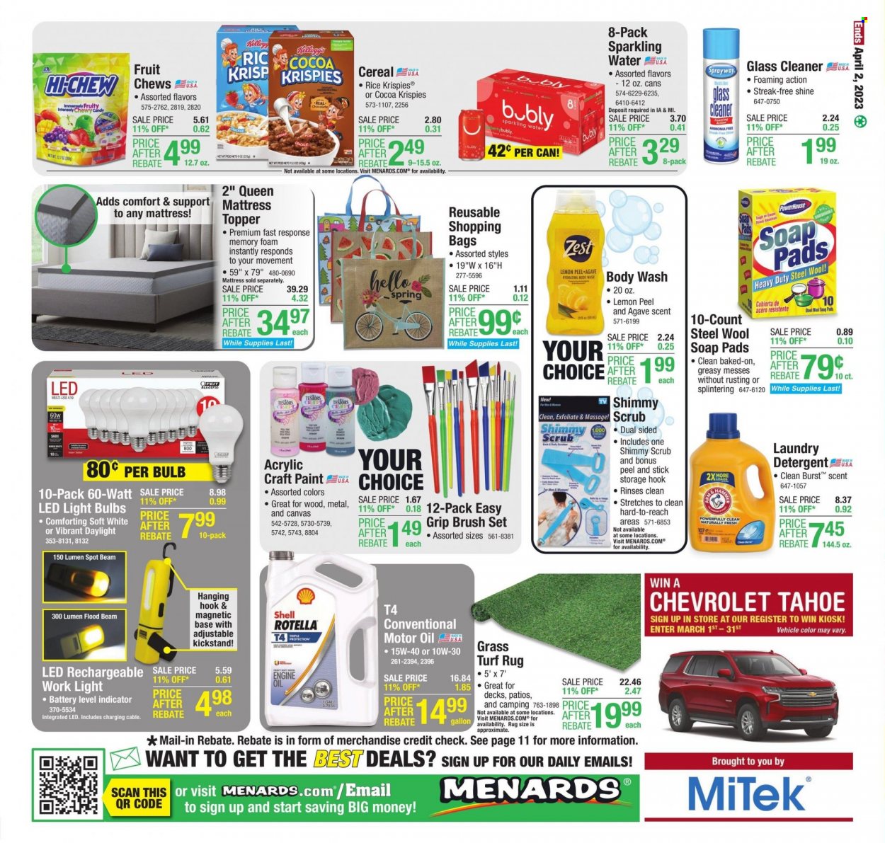 Menards ad - 03/23/2023 - 04/02/2023. Page 23