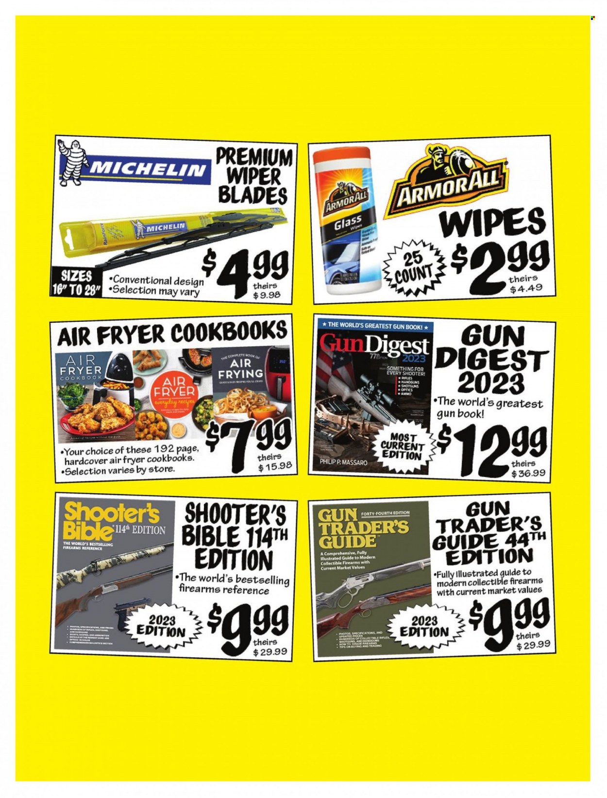 thumbnail - Ollie's Bargain Outlet Flyer - 03/23/2023 - 03/28/2023 - Sales products - book, cookbook, air fryer, wiper blades. Page 7.