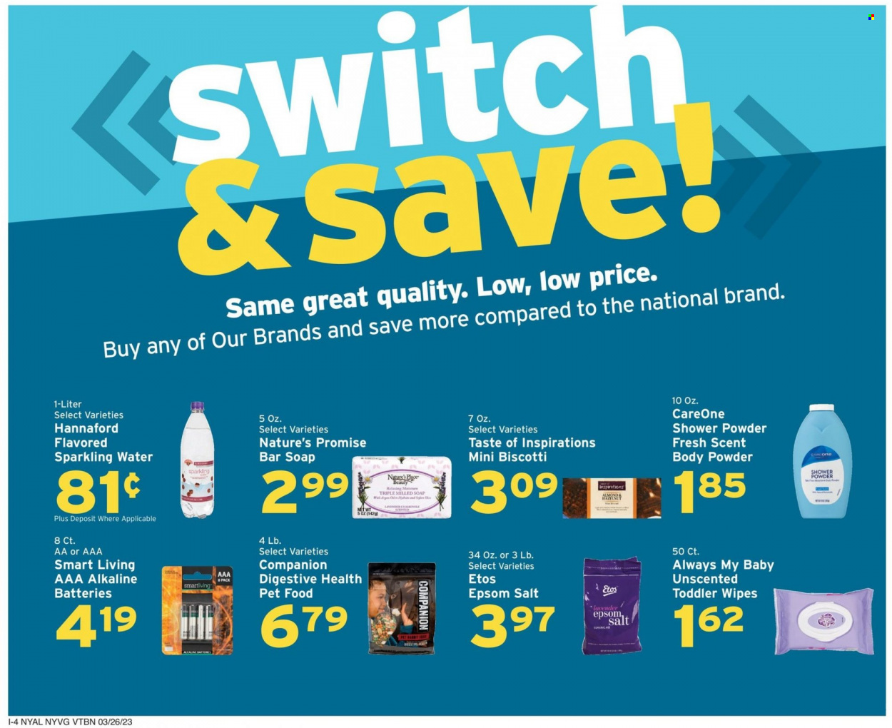 Hannaford ad - 03/26/2023 - 04/01/2023. Page 12