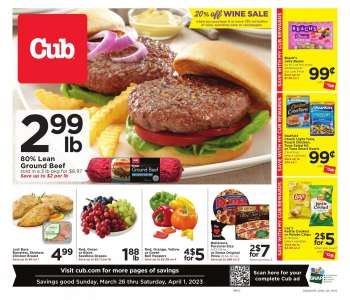 Cub Foods Flyer - 03/26/2023 - 04/01/2023.