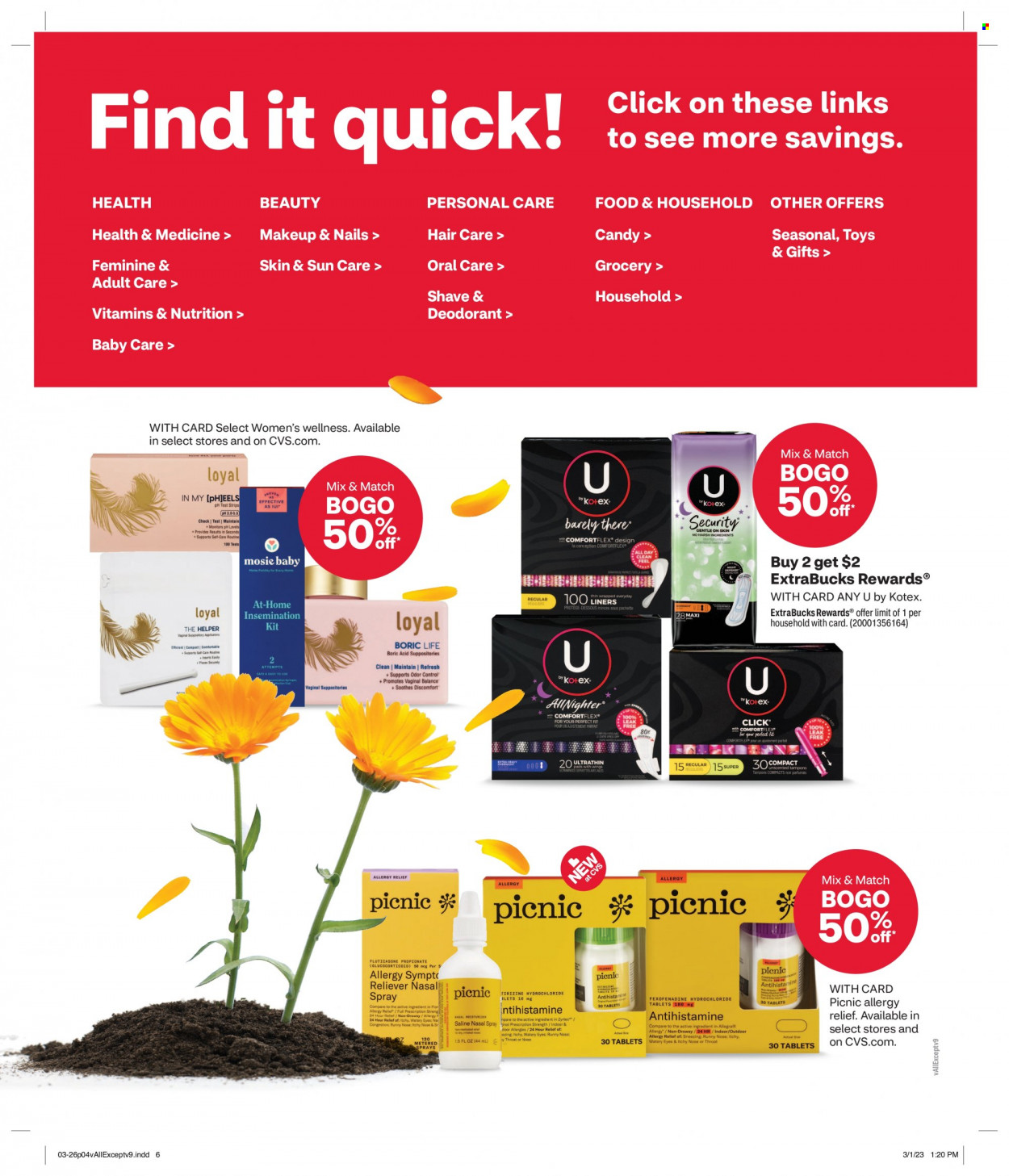 CVS Pharmacy ad - 03/26/2023 - 04/01/2023. Page 5
