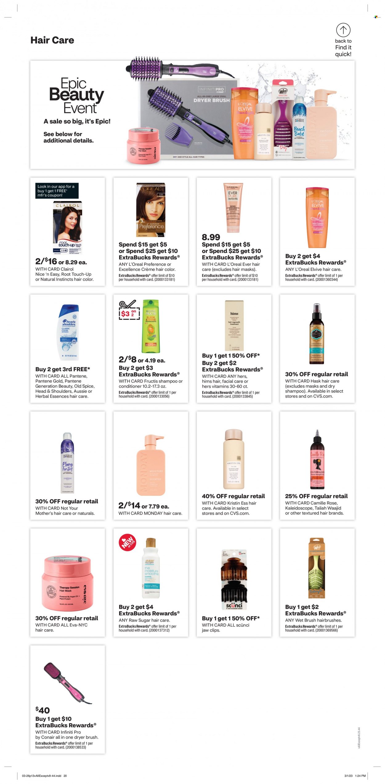 CVS Pharmacy ad - 03/26/2023 - 04/01/2023. Page 16