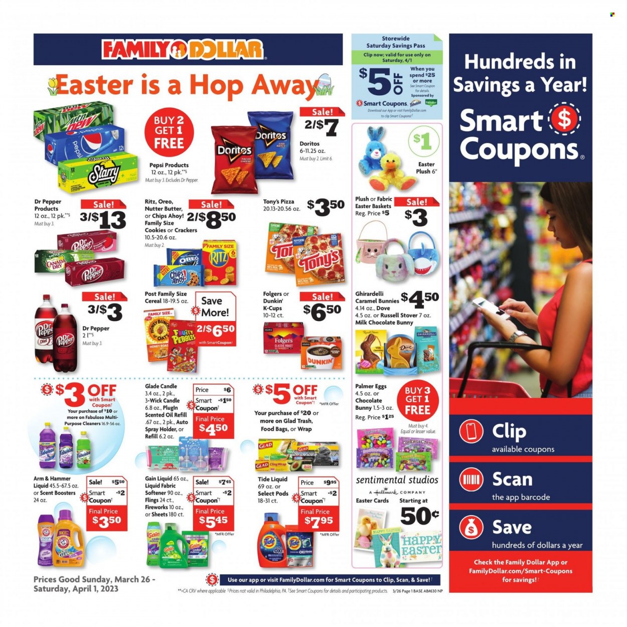 Family Dollar ad - 03/26/2023 - 04/01/2023. Page 1