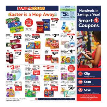 Family Dollar Flyer - March 26, 2023 - April 01, 2023.
