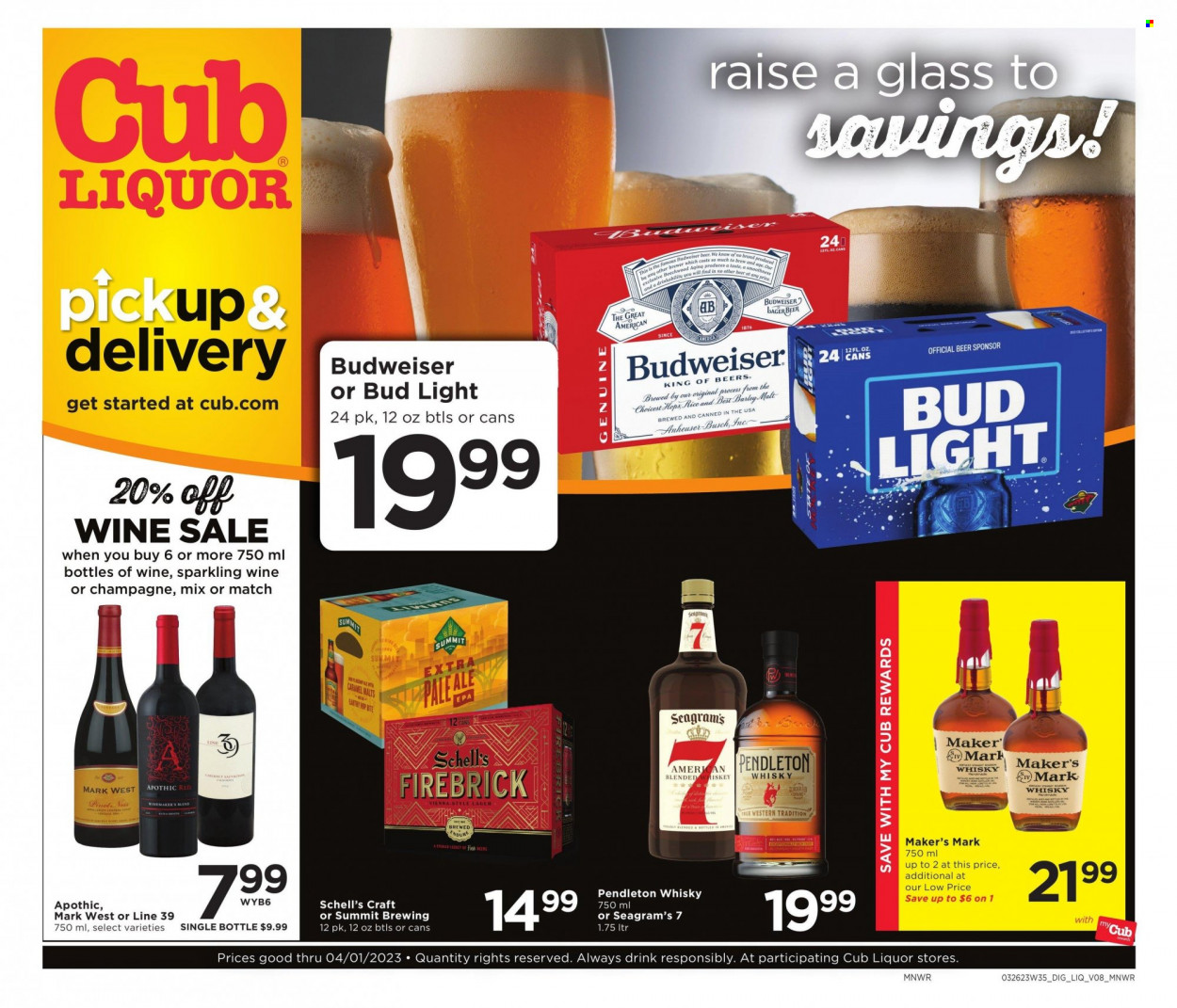 Cub Foods ad - 03/26/2023 - 04/01/2023. Page 1