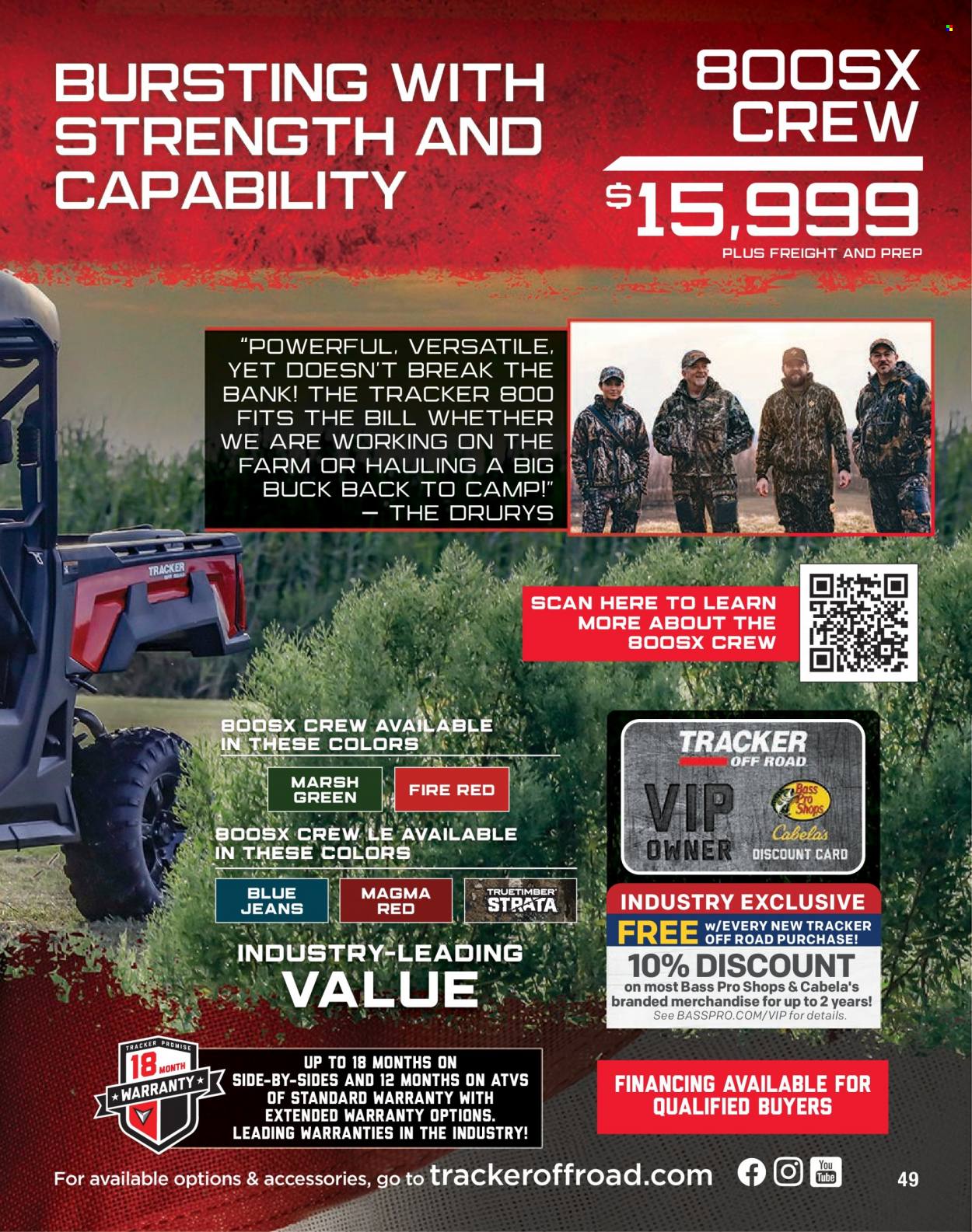 thumbnail - Cabela's Flyer - Sales products - jeans, Bass Pro. Page 49.