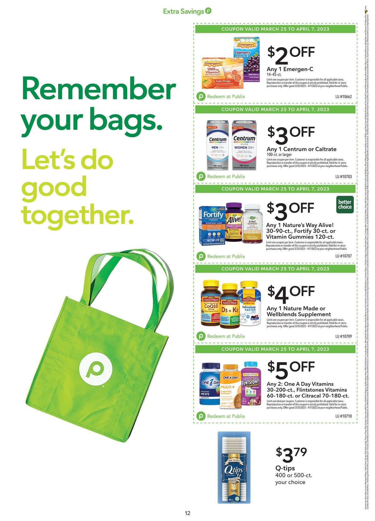Publix ad - 03/25/2023 - 04/07/2023. Page 12