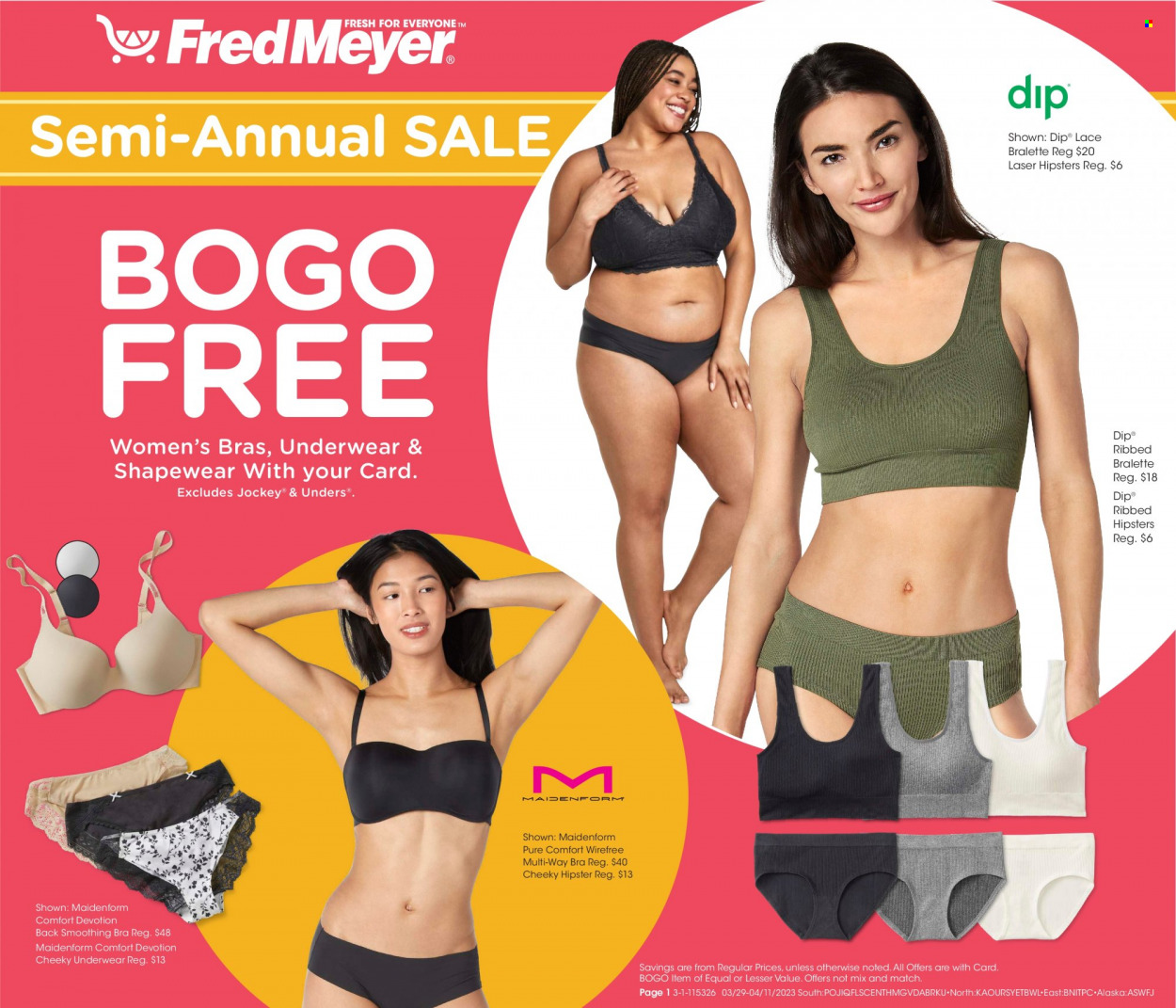 Fred Meyer ad - 03/29/2023 - 04/11/2023. Page 1