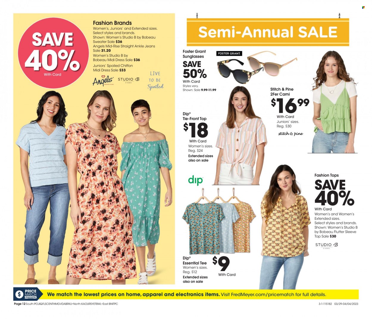 Fred Meyer ad - 03/29/2023 - 04/04/2023. Page 12