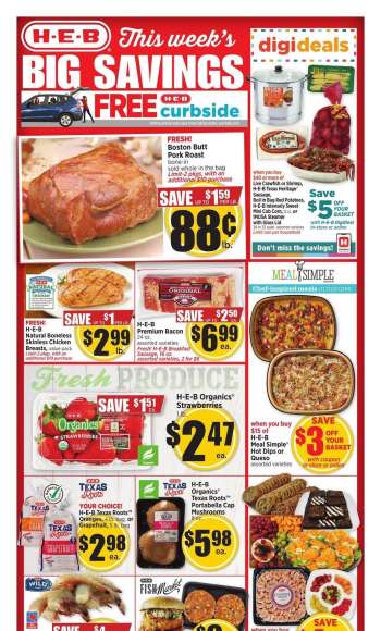 H-E-B Flyer - March 29, 2023 - April 04, 2023.