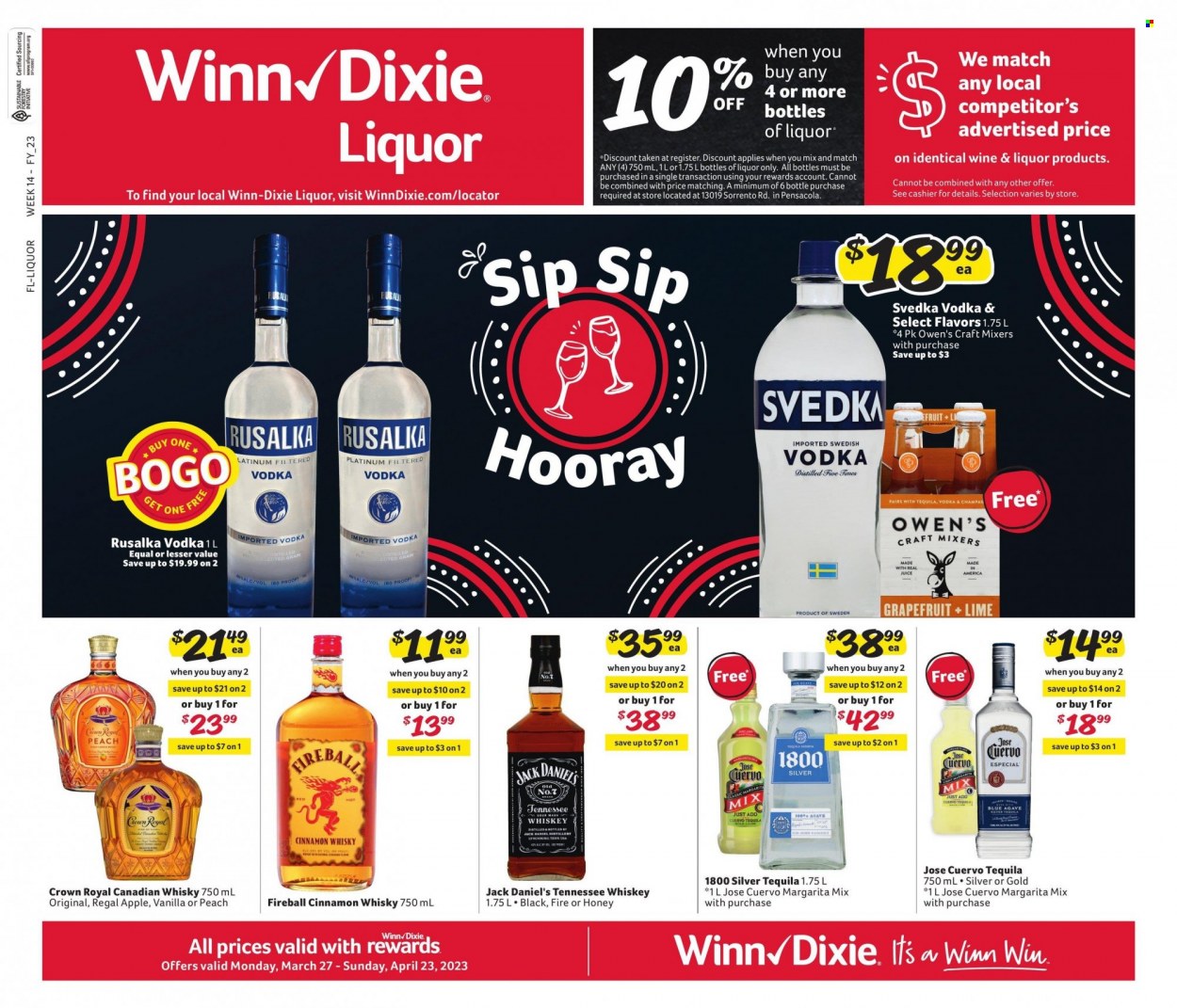 Winn Dixie ad - 03/27/2023 - 04/23/2023. Page 1