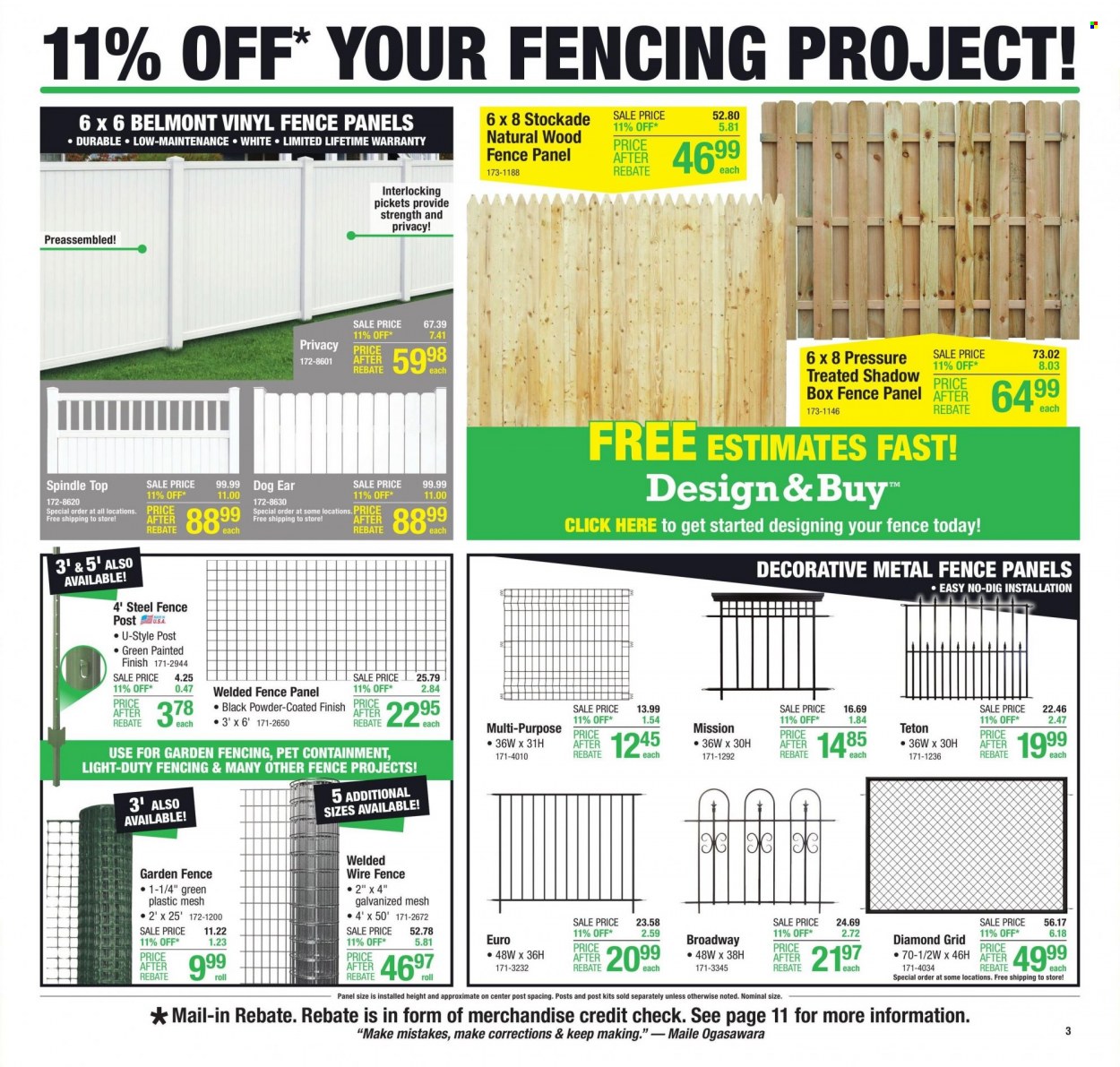 Menards ad - 03/29/2023 - 04/09/2023. Page 4