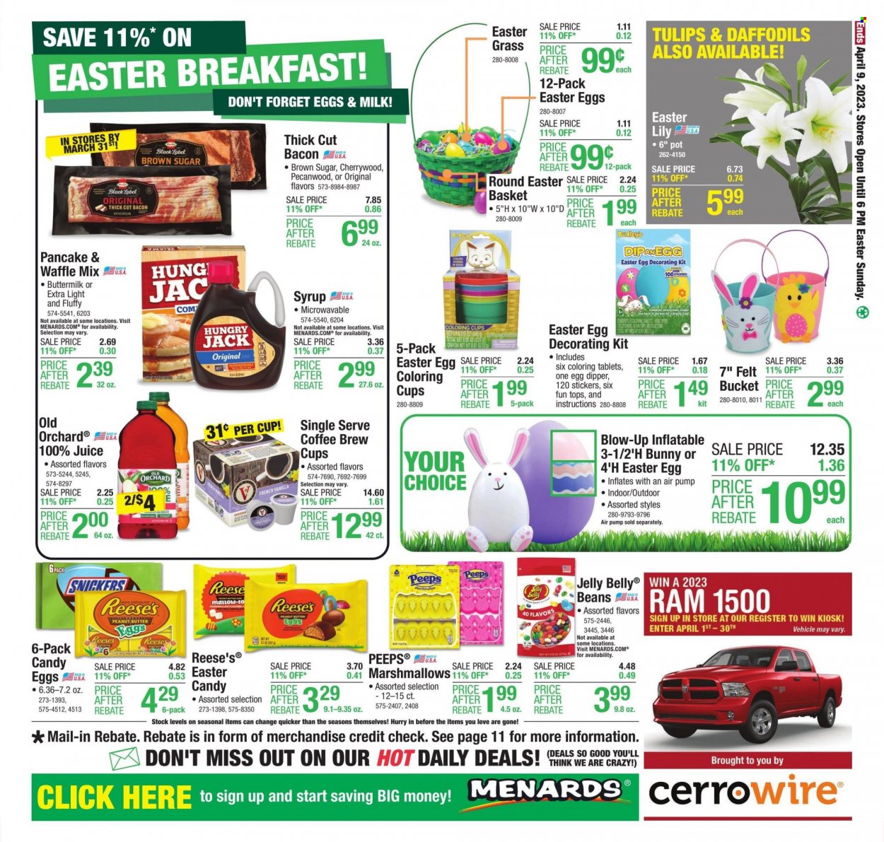 Menards ad - 03/29/2023 - 04/09/2023. Page 21