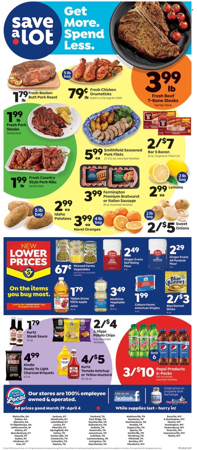 Save a Lot ad - 03/29/2023 - 04/04/2023. Page 1