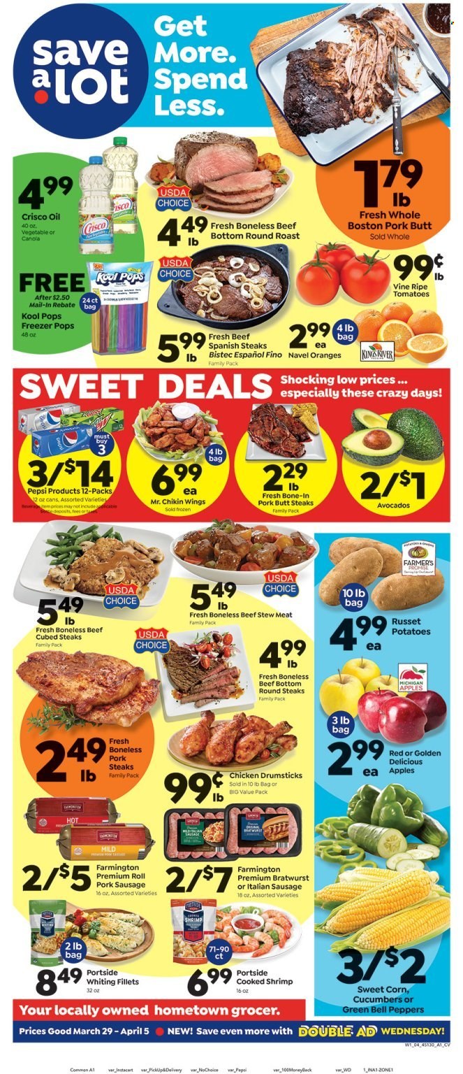 Save a Lot ad - 03/29/2023 - 04/05/2023. Page 1