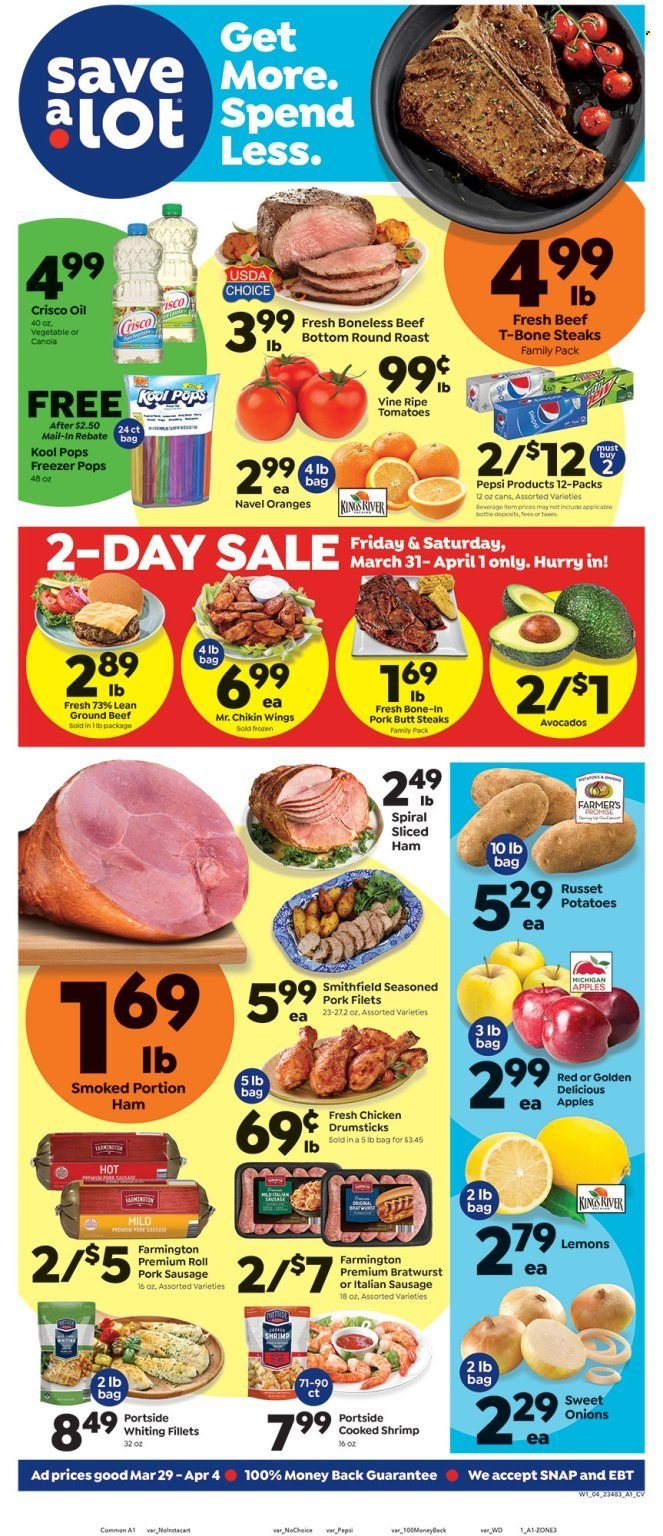 Save a Lot ad - 03/29/2023 - 04/04/2023. Page 1