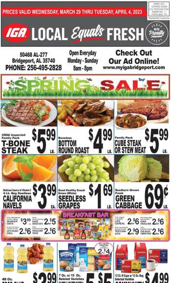 IGA Flyer - 03/29/2023 - 04/04/2023.