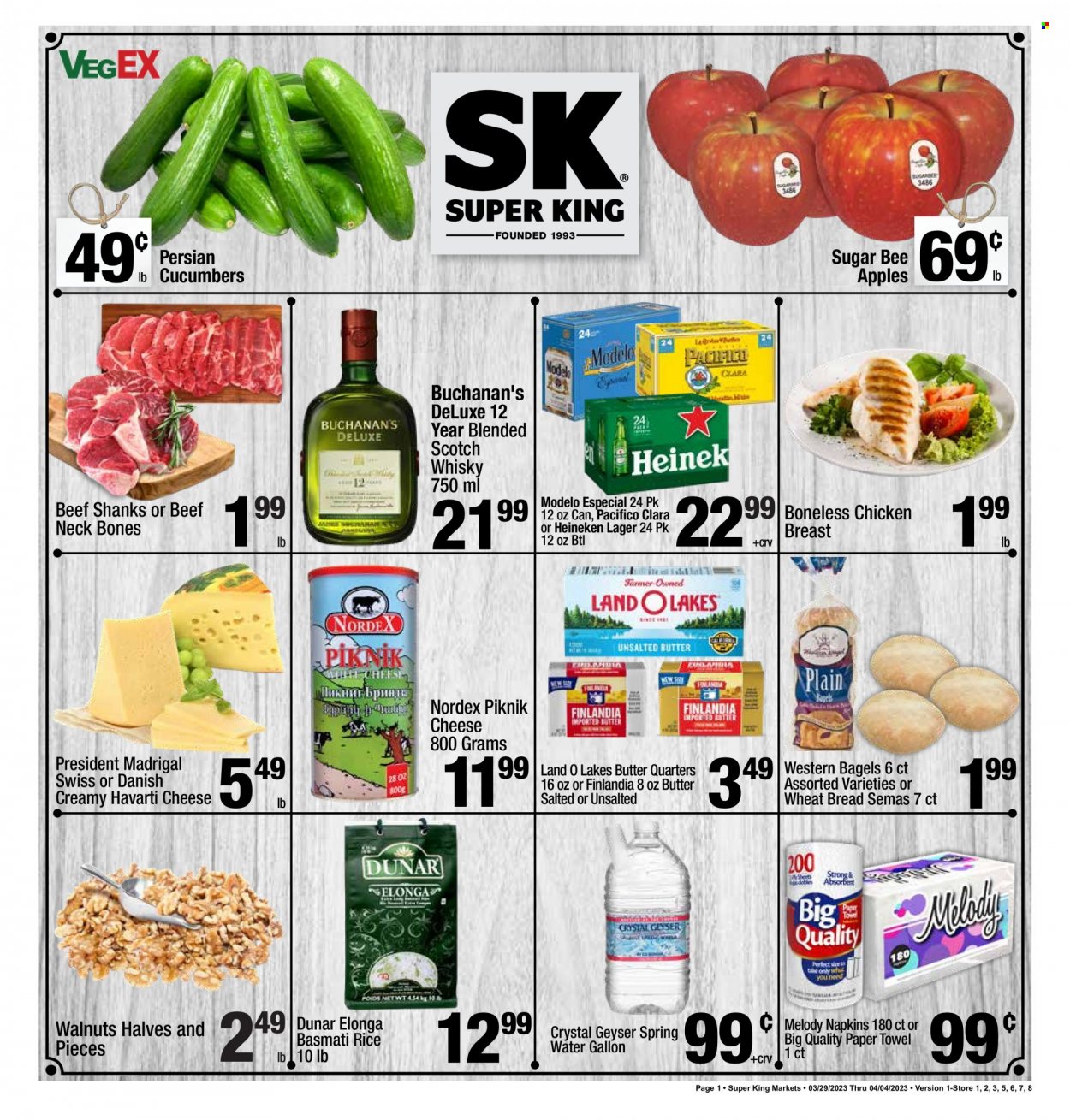 Super King Markets ad - 03/29/2023 - 04/04/2023. Page 1