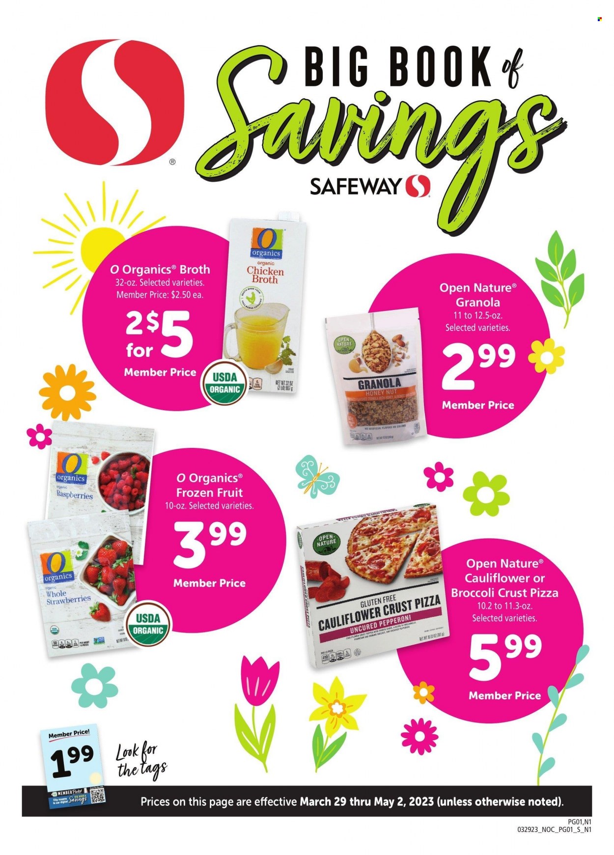 Safeway ad - 03/29/2023 - 05/02/2023. Page 1