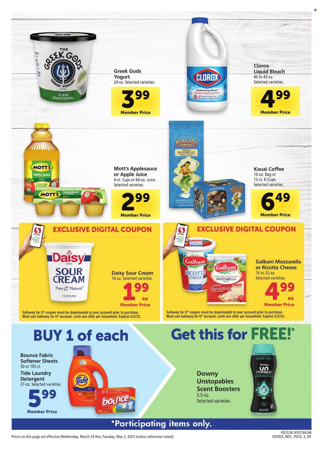 Safeway ad - 03/29/2023 - 05/02/2023. Page 13
