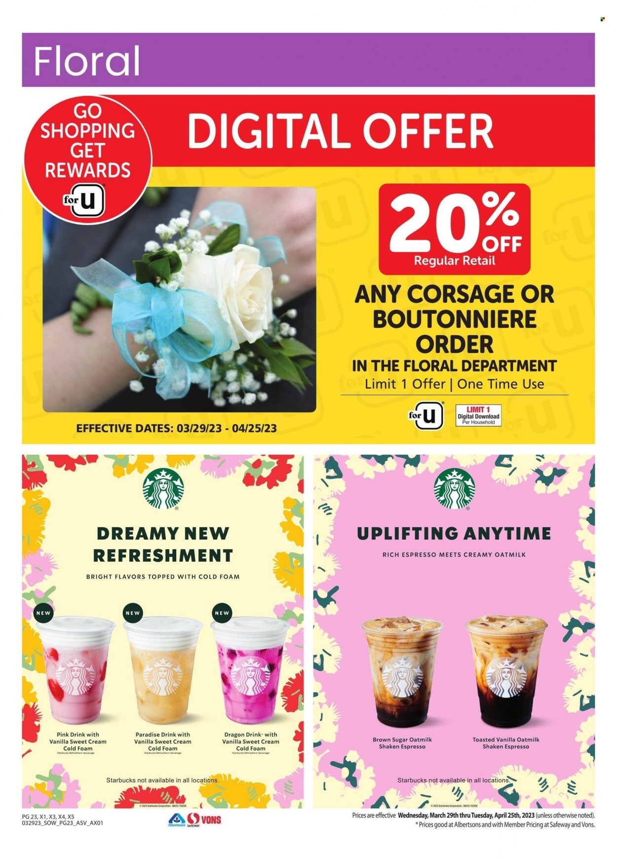 Safeway ad - 03/29/2023 - 04/25/2023. Page 23