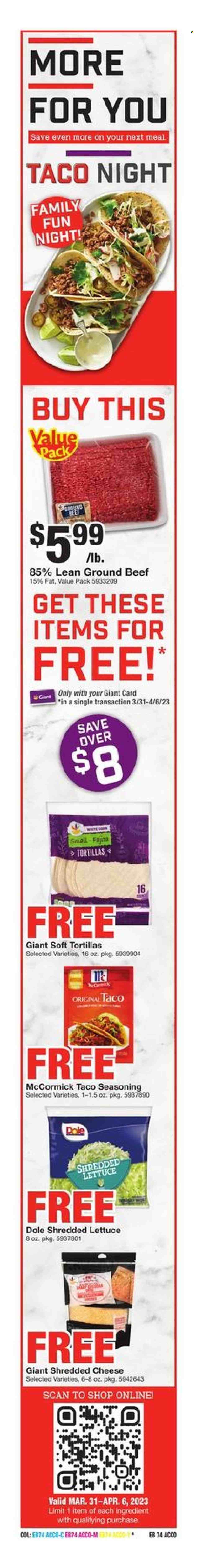 Giant Food ad - 03/31/2023 - 04/06/2023. Page 12
