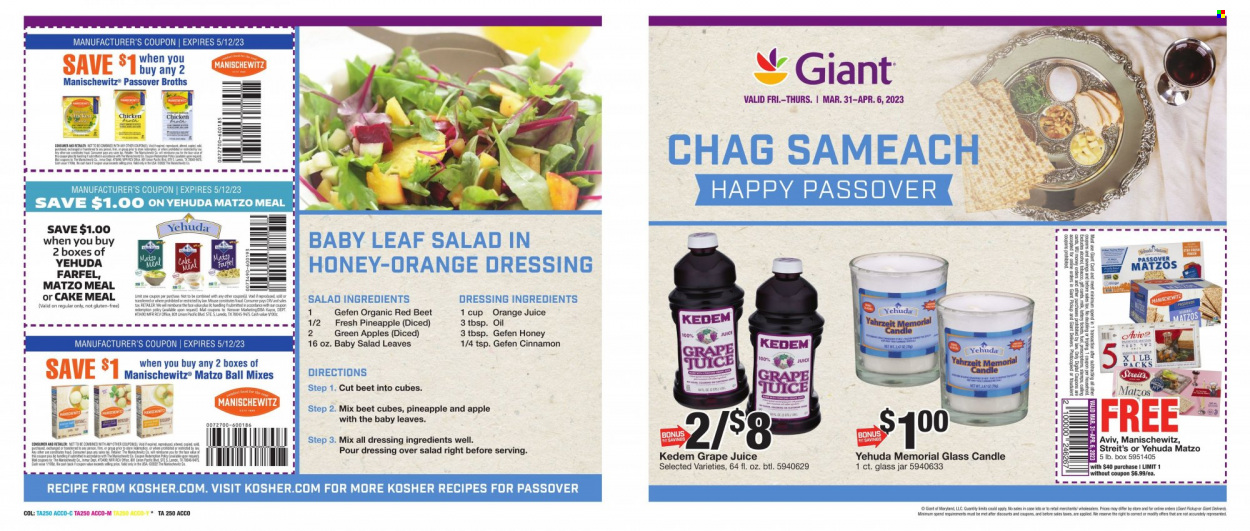 Giant Food ad - 03/31/2023 - 04/06/2023. Page 20