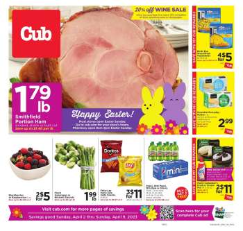 Cub Foods Flyer - 04/02/2023 - 04/09/2023.