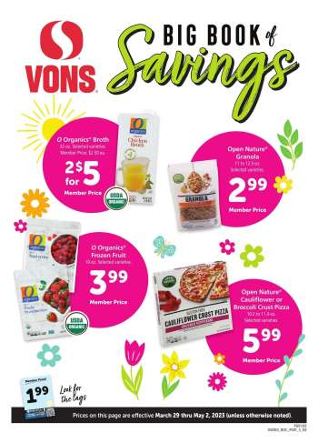 Vons Flyer - 03/29/2023 - 05/02/2023.