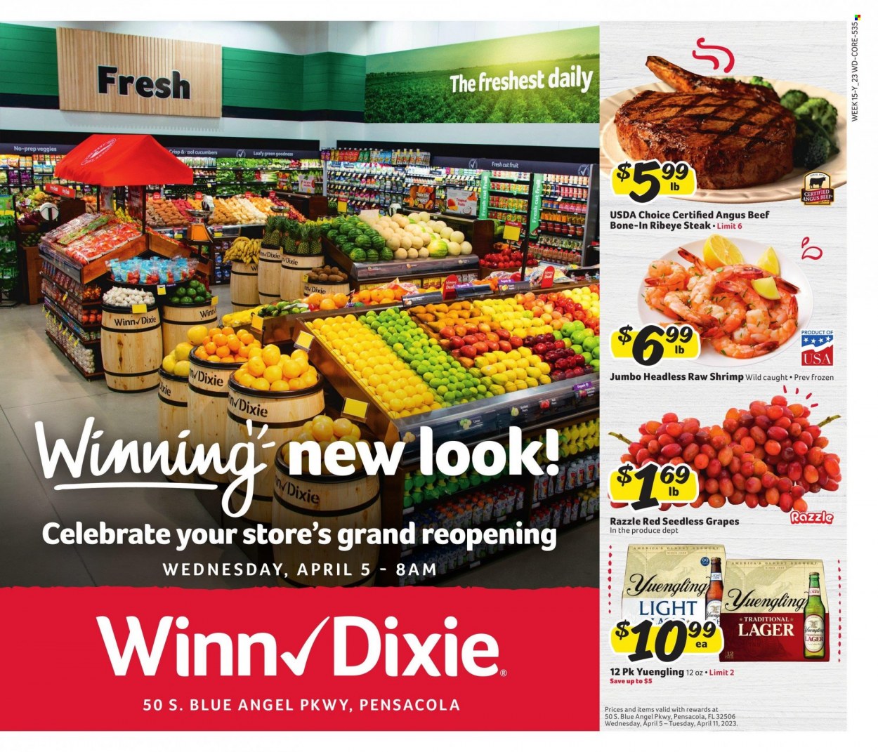 WINN DIXIE ad • Weekly Ad • from Wed, April 5, 2023 page 1