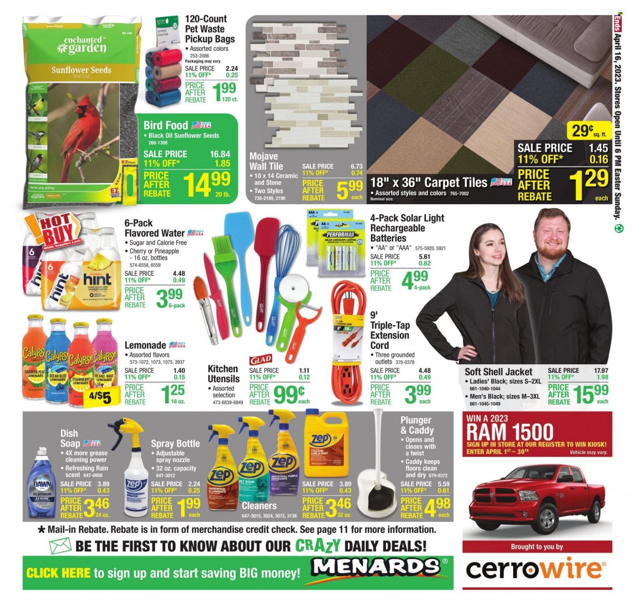 Menards ad - 04/05/2023 - 04/16/2023. Page 20