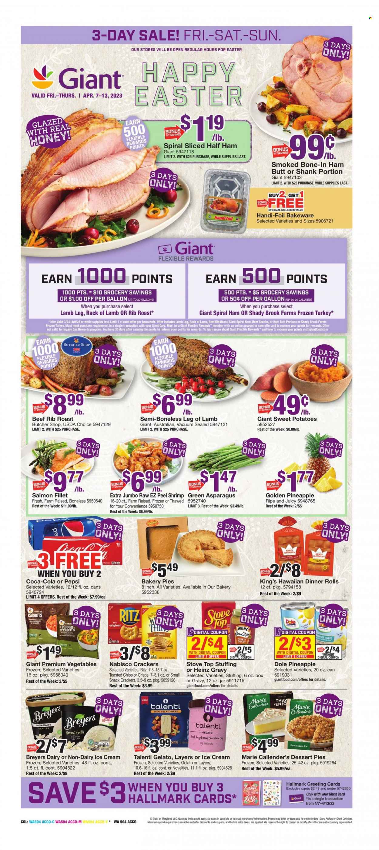 Giant Food ad - 04/07/2023 - 04/13/2023. Page 1