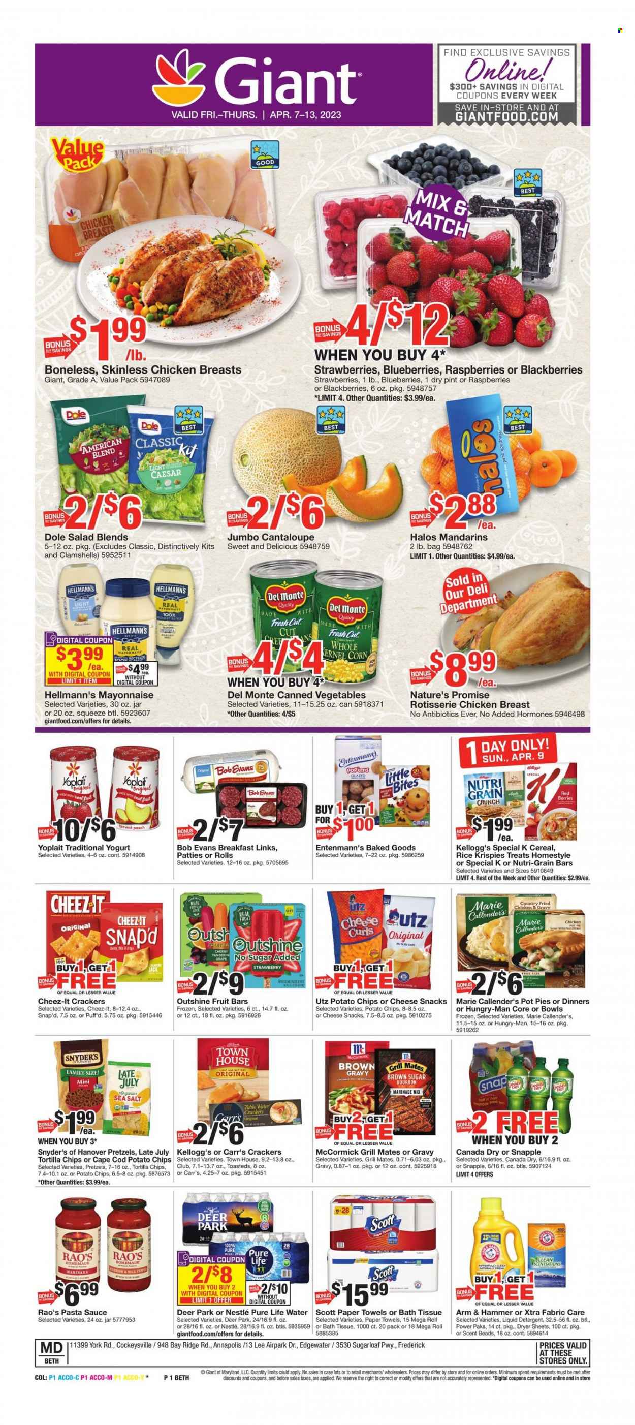 Giant Food ad - 04/07/2023 - 04/13/2023. Page 3