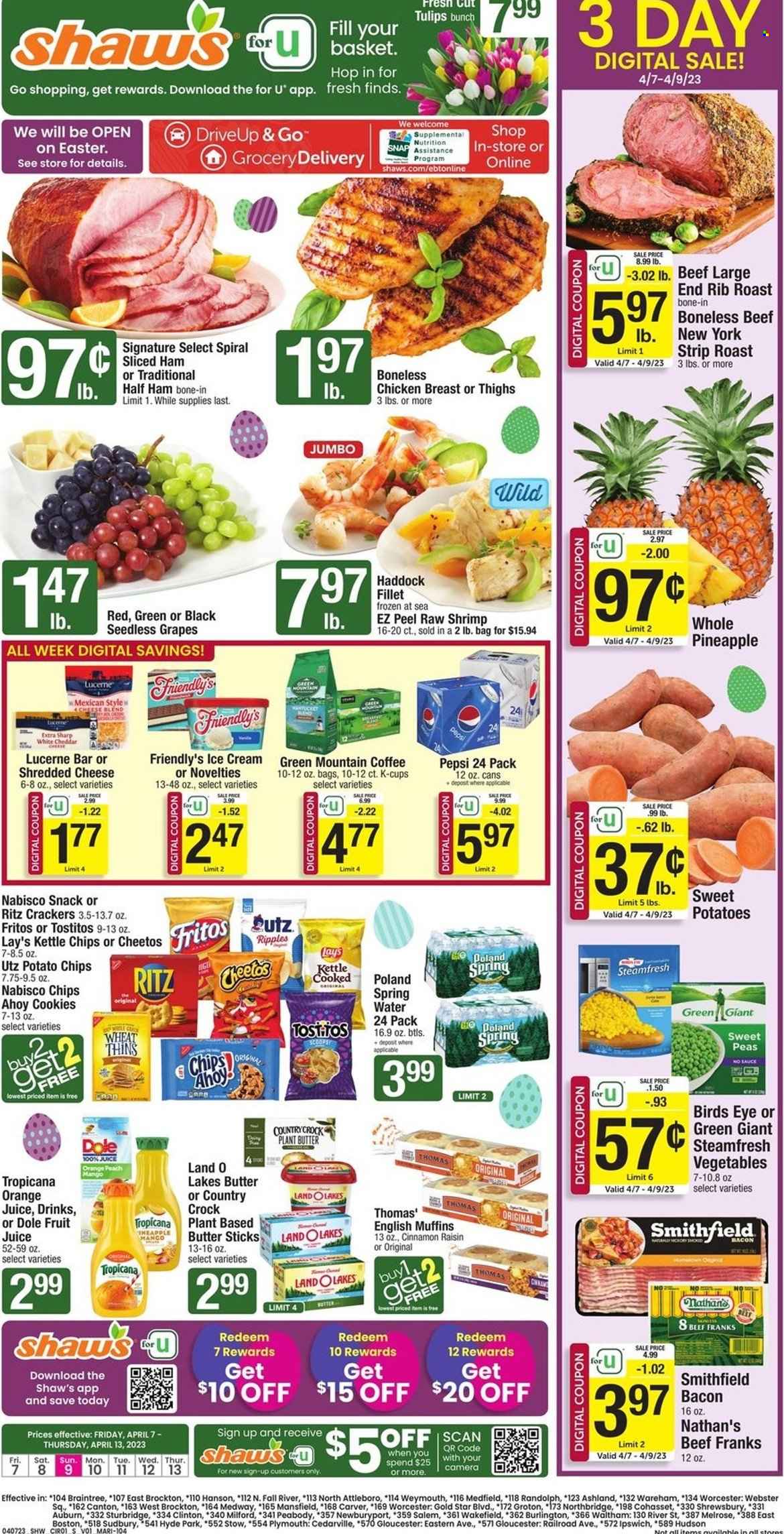 Shaw’s ad - 04/07/2023 - 04/13/2023. Page 1