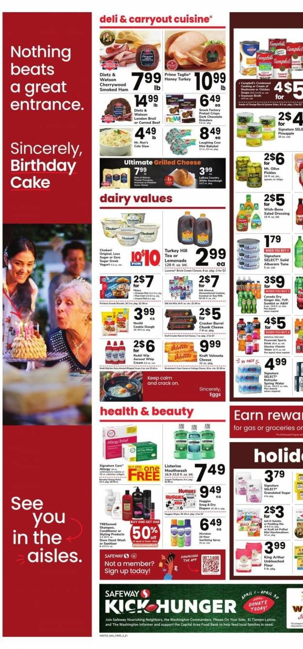 Safeway ad - 04/07/2023 - 04/13/2023. Page 2